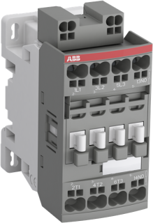 Stykač vzduchový ABB-AF09Z 4kW 9A/AC3 3P aux 1NO cívka 220/230V AC/DC Push-In Springs