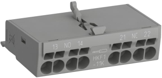 Kontakt pomocný ABB pro spouštěče MS-K čelní montáž  1NO+1NC Push In Springs